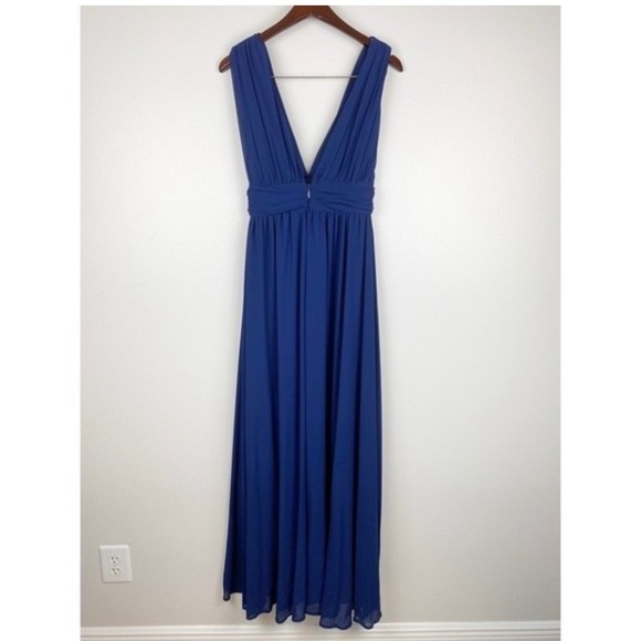 Lulu's Heavenly Hues Navy Blue Maxi Dress Size M - Picture 5 of 9